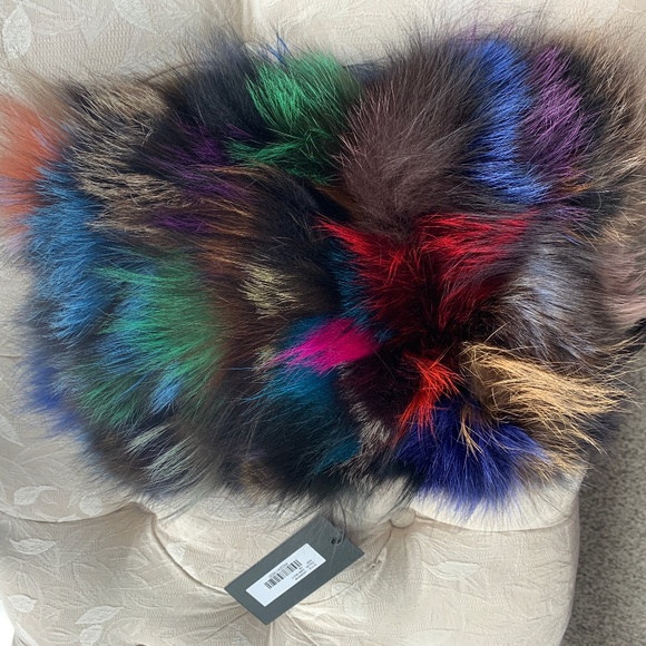 Jocelyn Fox Fur Clutch New with Tags!!!RARE!!!💜💜 - Picture 3 of 6